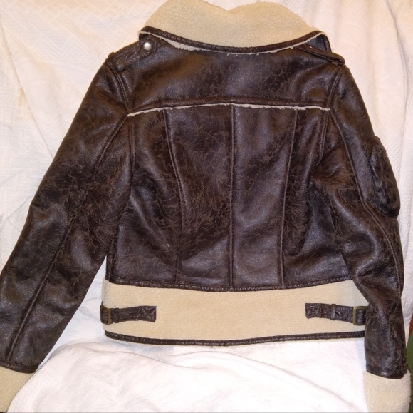 Womens mo x members brown jacket size small - Picture 6 of 7